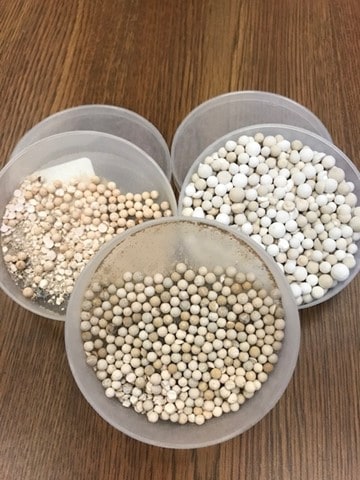 Activated Alumina that needs replaced.